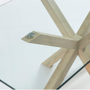Vega 1500x900 Glass Dining Table