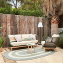 Vigo Patio Sofa | Moss Green