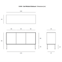 Whitebird Buffet 3 Door | Oak