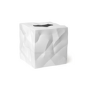 Wipy Cube Tissue Box Cover | White