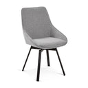 Zaki Swivel Dining Chair | Taupe