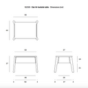 Air Bedside Table | Oak