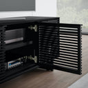 Align 7479ME Tall Entertainment Cabinet | Ebonised Ash