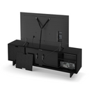 Align 7479ME Tall Entertainment Cabinet | Ebonised Ash