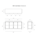 Anders Buffet Cabinet | 4 Door
