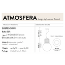 Atmosfera Pendant | Pewter