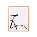Bicycle Grey Photographic Print