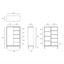 Blackbird Storage Cabinet | Oak