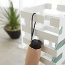 Brick Square Umbrella Stand | White