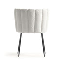 Sofia Dining Chair | Ivory White Boucle