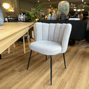 Sofia Dining Chair | Stone Grey Boucle