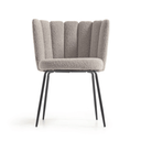 Sofia Dining Chair | Stone Grey Boucle
