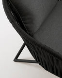 Cally 3 Seater Patio Sofa | Black
