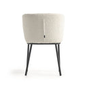 Carly Dining Chair | Ivory Boucle
