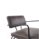 Chelsea Armchair | Charcoal leather