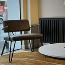 Chelsea Armchair | Charcoal leather