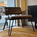 Chelsea Armchair | Charcoal leather