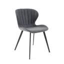 Chloe Dining Chair | Gunmetal Grey