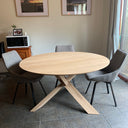 Zaki Swivel Dining Chair | Taupe