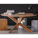 Circle Dining Table | Natural Teak