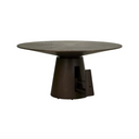 Classique Round Dining Table | Matt Dark Oak