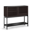 Corridor 5621SV Bar Cabinet | Charcoal Stained Ash