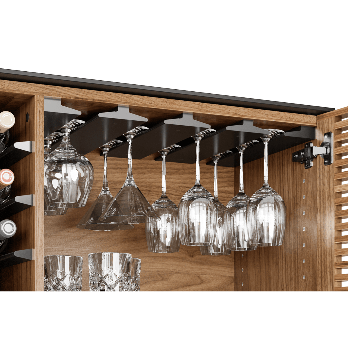 Bar glass storage on sale