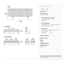Corridor 8177 Entertainment Cabinet | Natural Walnut