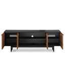 Corridor 8179 Tall Entertainment Cabinet | Natural Walnut