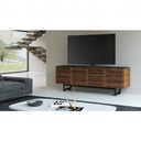Corridor 8179 Tall Entertainment Cabinet | Natural Walnut