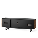 Corridor 8179 Tall Entertainment Cabinet | Natural Walnut