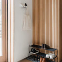 Cubby Coat Hook Organiser | White