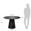 Finn Round Dining Table | Black