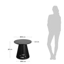 Finn Round Side Table | Black