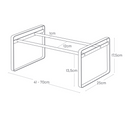 Frame Extendable Shoe Rack | White