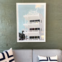 Hotel Blue Photographic Print