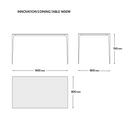 Calan Porcelain Dining Table | Pulpis Grey