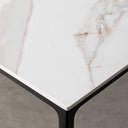 Calan Porcelain Dining Table | Calacatta Oro