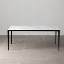 Calan Porcelain Dining Table | Calacatta Oro