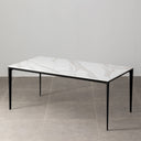 Calan Porcelain Dining Table | Calacatta Oro