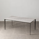 Calan Porcelain Dining Table | Sicily Grey