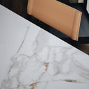 Calan Special Edition Porcelain Dining Table | Calacatta Oro