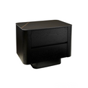 Jamie Bedside Table | Black Marble