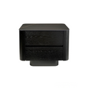 Jamie Bedside Table | Black Marble