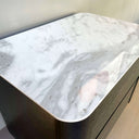 Jamie Bedside Table | White Marble
