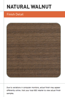 Corridor Bar Cabinet | Natural Walnut