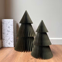 Nordic Paper Standing Christmas Tree | Olive Green