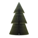 Nordic Paper Standing Christmas Tree | Olive Green