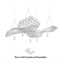 Nuvem Single Module Pendant w/Spotlight