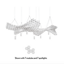 Nuvem Single Module Pendant w/Spotlight